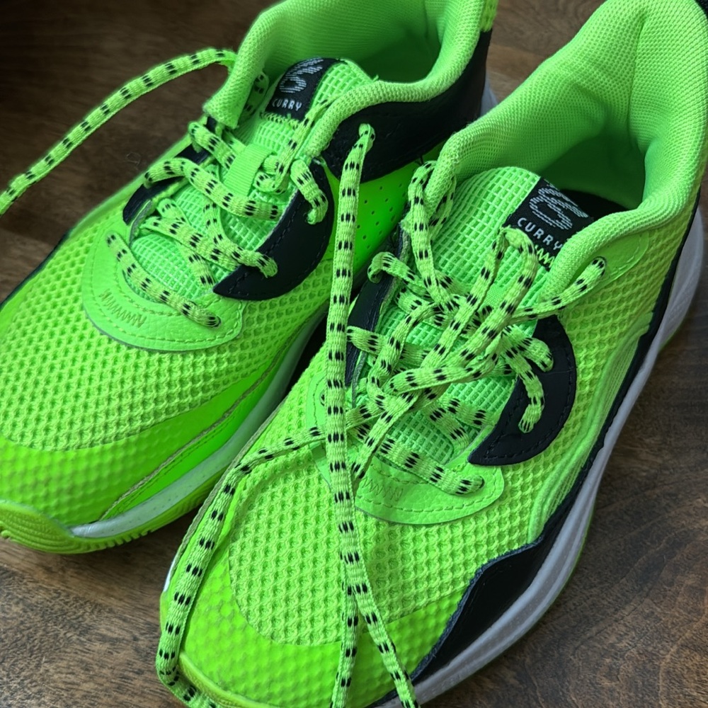Vibrant Lime Green Kids' Sneakers